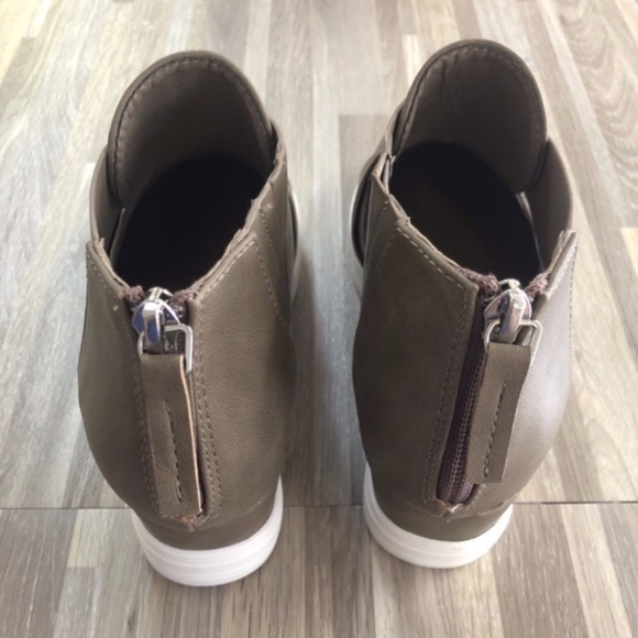 JEFFREY Cut out Sneakers - TAUPE - Picture 5 of 6